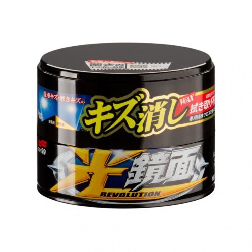 Ceara cu efect de restaurare zgarieturi - culori inchise - Scratch Clear Wax Dark SOFT99 200g