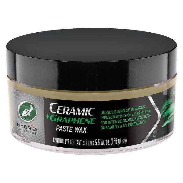 Ceara solida cu grafen TURTLE WAX Hybrid Solutions Ceramic +Graphene Paste Wax 156g - imagine 2
