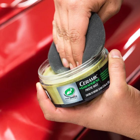 Ceara solida cu grafen TURTLE WAX Hybrid Solutions Ceramic +Graphene Paste Wax 156g - imagine 3