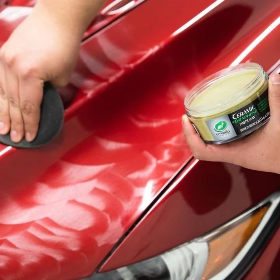 Ceara solida cu grafen TURTLE WAX Hybrid Solutions Ceramic +Graphene Paste Wax 156g - imagine 4