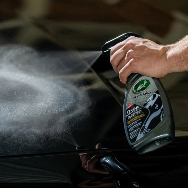 Ceara lichida pentru vopsele inchise la culoare TURTLE WAX Hybrid Solutions Ceramic Acrylic Black Wax 500ml - imagine 2