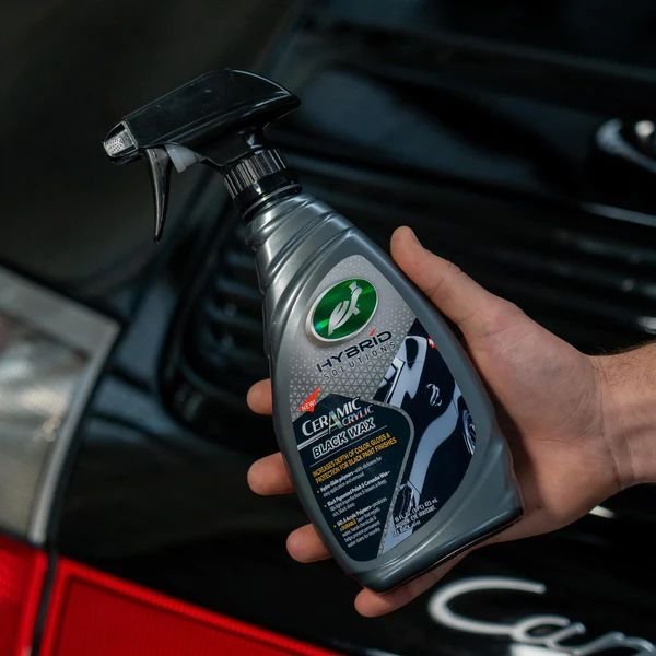 Ceara lichida pentru vopsele inchise la culoare TURTLE WAX Hybrid Solutions Ceramic Acrylic Black Wax 500ml - imagine 3