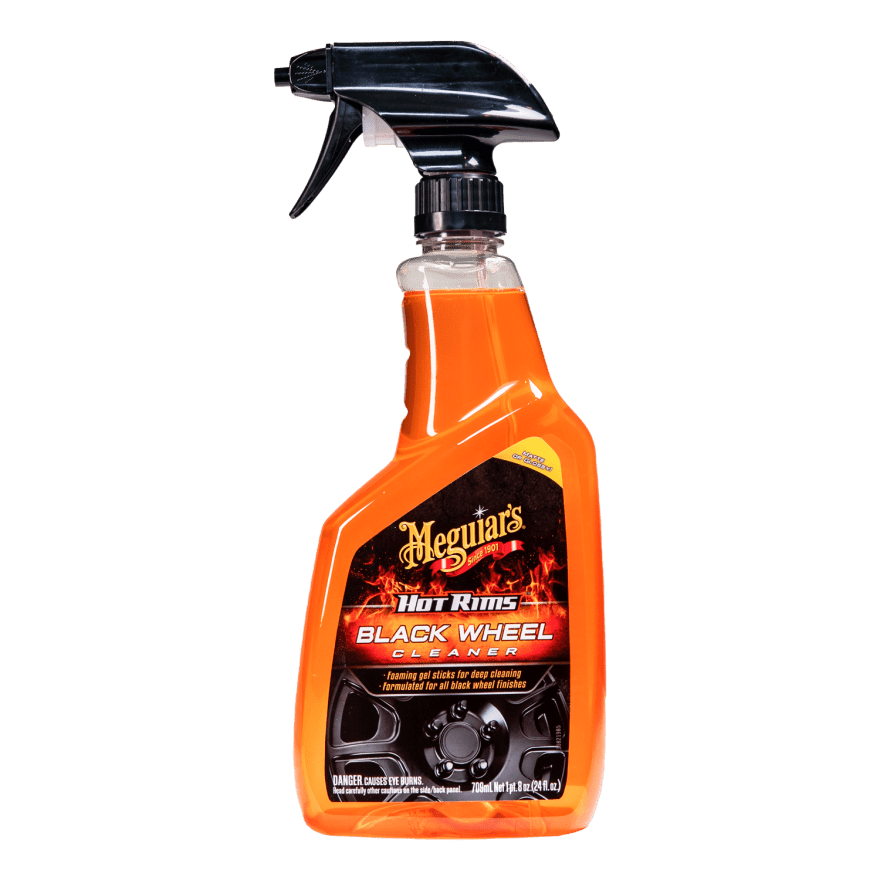 Solutie curatat jante si anvelope de culoare neagra, MEGUIAR'S Hot Rims Black Wheel Cleaner 709ml - imagine 2