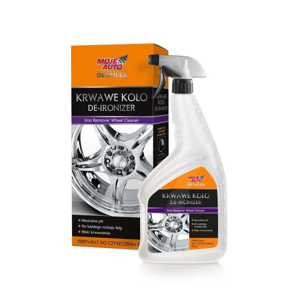 Solutie curatat si indeparat particule de fier de pe jante MOJE AUTO Detailer 750ml
