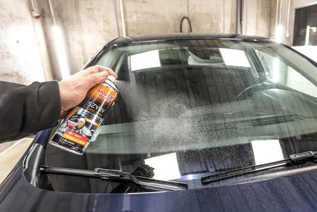 Spray spuma curatare sticla si parbriz MOJE AUTO 400ml - imagine 2