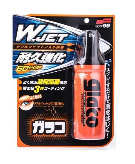 Tratament hidrofob sticla si parbriz spray SOFT99 Glaco „W” Jet Strong 180ml