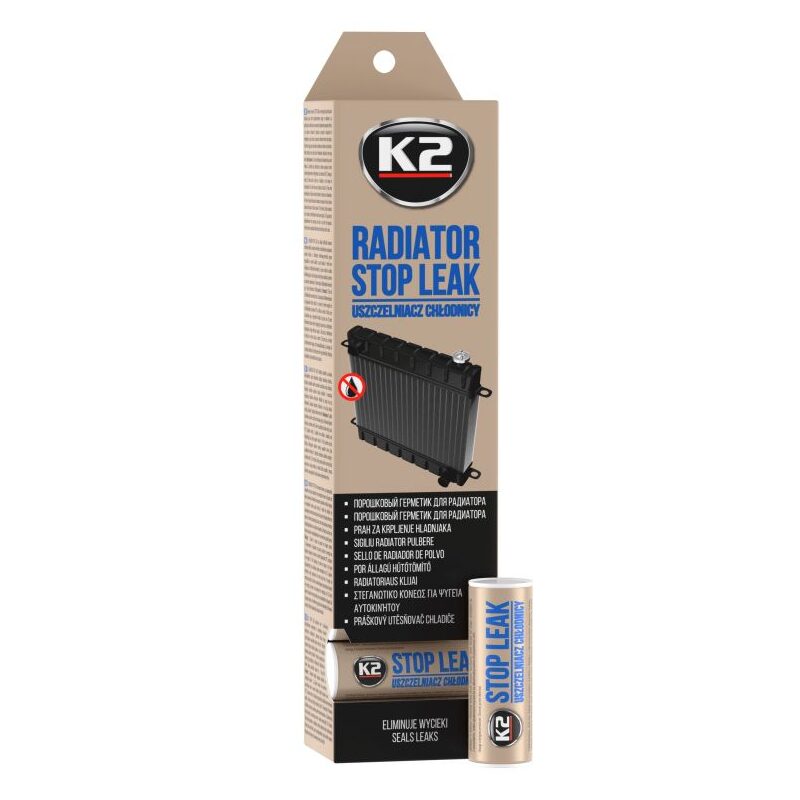 Aditiv pudra pentru oprire scurgeri radiatoare K2 Radiator Stop Leak T230, 18.5 grame