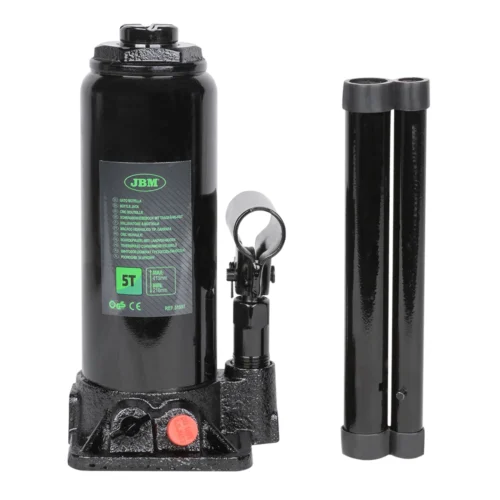 Cric hidraulic in cutie din plastic JBM 51907, capacitate de ridicare 5 tone