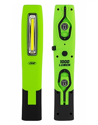 Lampa de lucru JBM 54124, iluminare LED 10 W, 1000 lumeni, portabila, baza articulata, acumulare Li-ion 3.7 V, 4000 mA, IP44