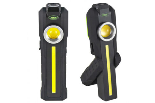 Lampa de lucru JBM 53776, iluminare LED, 250 lumeni, reincarcabila, cu acumulator Li-ion 3.7 V, 1500 mAh, prindere magnetica