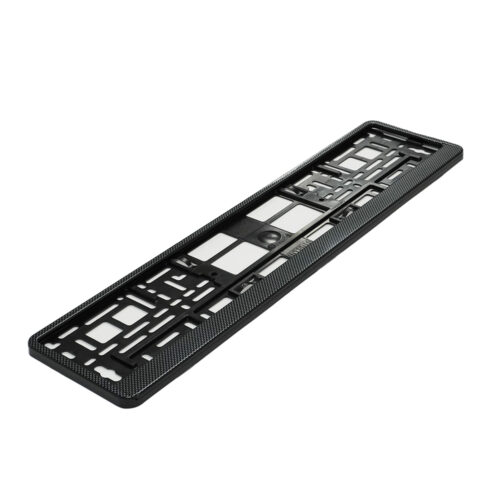 Suport pentru numar inmatriculare auto MEGA DRIVE 45185, carbon, 1 bucata, polipropilena