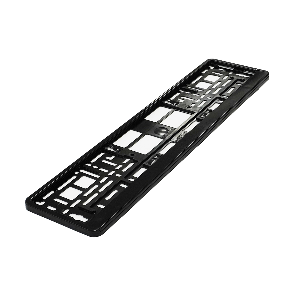 Suport pentru numar inmatriculare auto MEGA DRIVE 45181, negru metalizat, 1 bucata, polipropilena