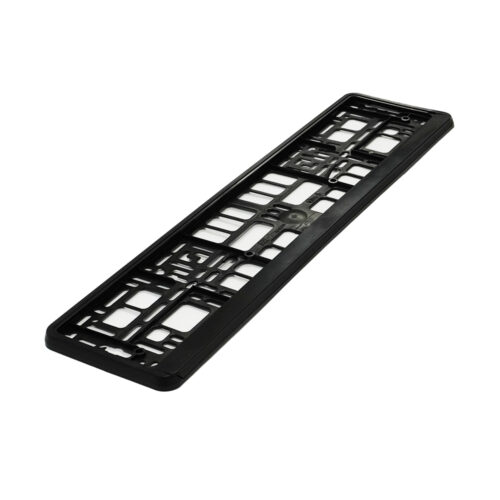 Set 2 suporturi pentru numar inmatriculare auto MEGA DRIVE 45178, rigleta tip 1, negru, polipropilena