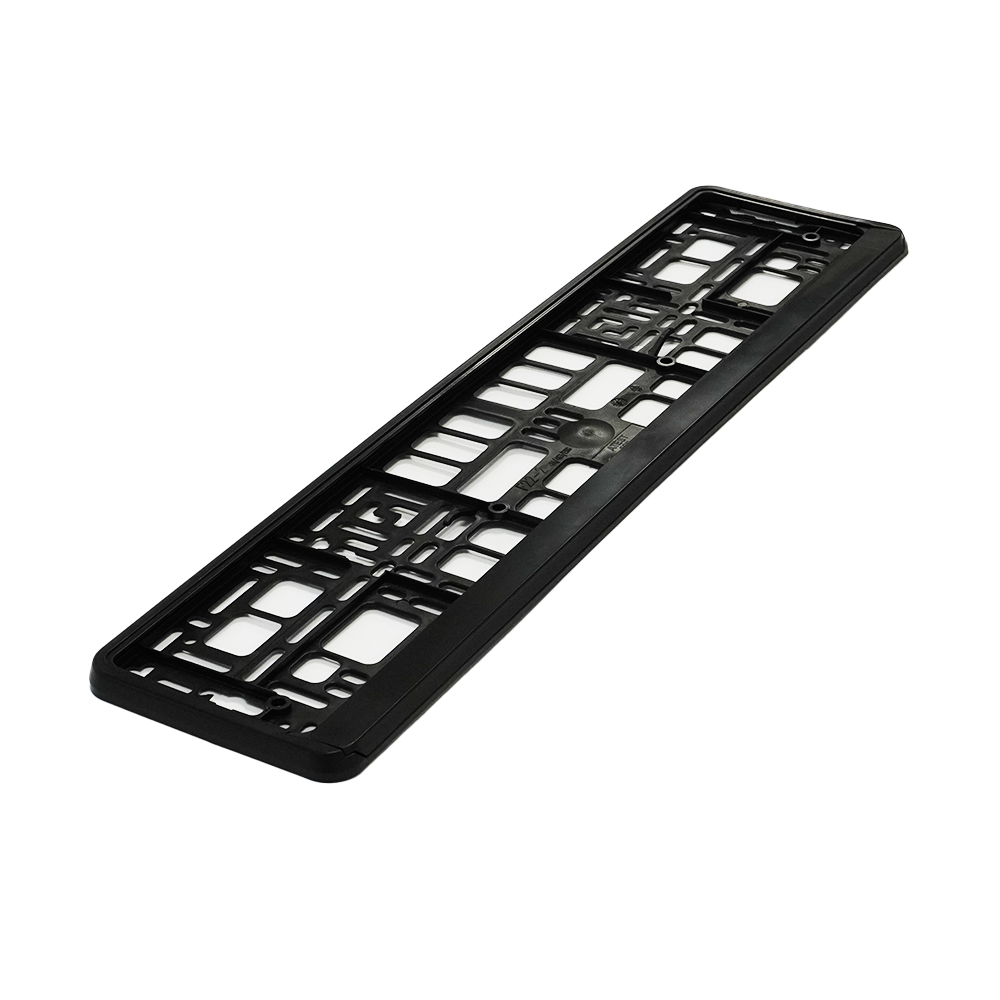 Set 2 suporturi pentru numar inmatriculare auto MEGA DRIVE 45178, rigleta tip 1, negru, polipropilena