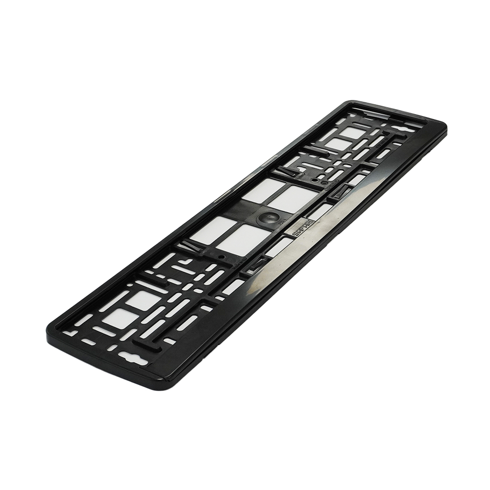Set 2 suporturi pentru numar inmatriculare auto MEGA DRIVE 45179, rigleta tip 2, negru, polipropilena
