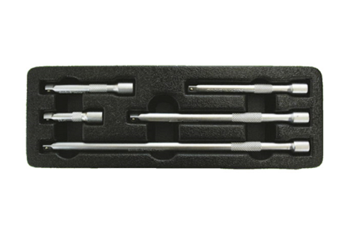 Set prelungitoare JBM 51447, prindere 1/4 inch, cap normal, 50 mm, 75 mm, 100 mm, 152 mm, 227 mm