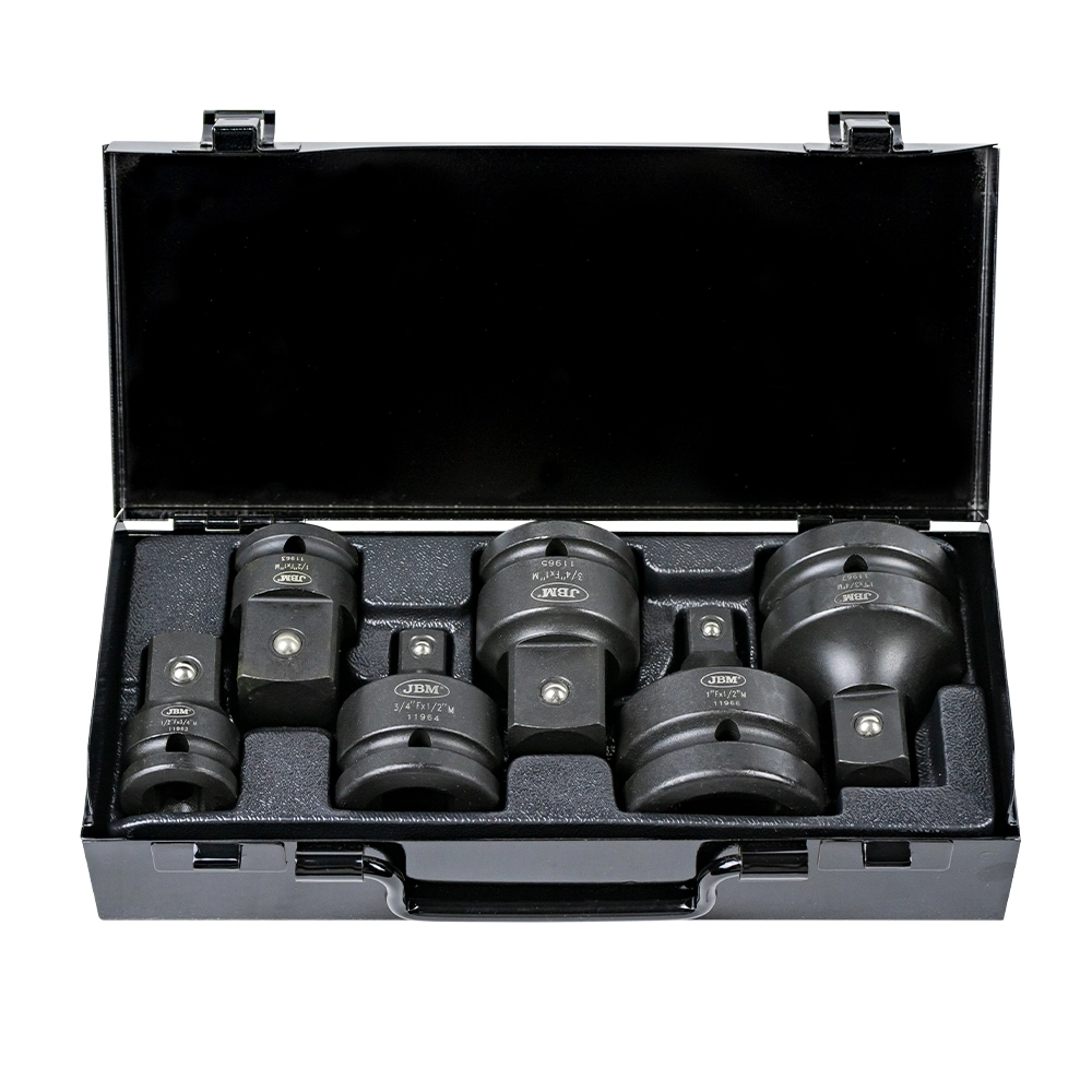 Set 6 adaptoare de impact JBM 52544, lungimi 48 - 85 mm, crom molibden, aspect satinat