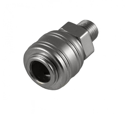 Conector pentru instalatie aer comprimat JBM 13939, cu filet interior EUR, filet exterior 1/4 inch