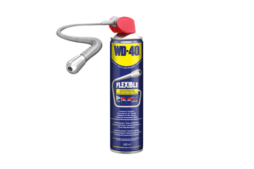 Lubrifiant multifunctional WD-40 Multi-Use Product Flexible 780051, recipient 600 ml, aplicator metalic flexibil de 18 cm