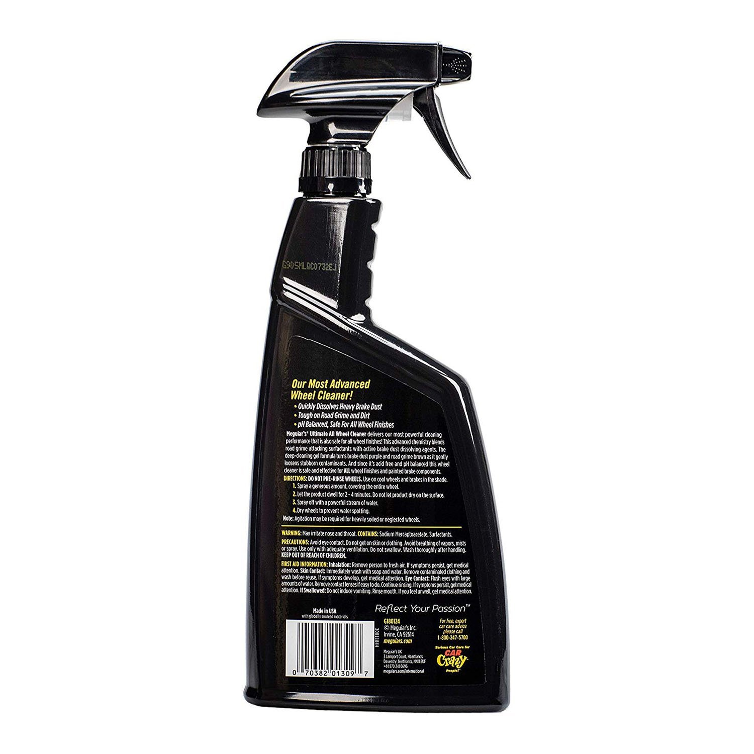 Solutie curatare jante MEGUIAR'S Ultimate All Wheel Cleaner 709ml - imagine 2