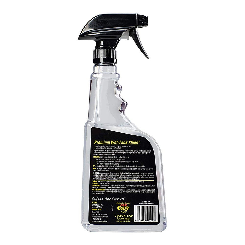 Solutie ingrijire anvelope MEGUIAR'S Hot Shine Tire Spray 710ml - imagine 2