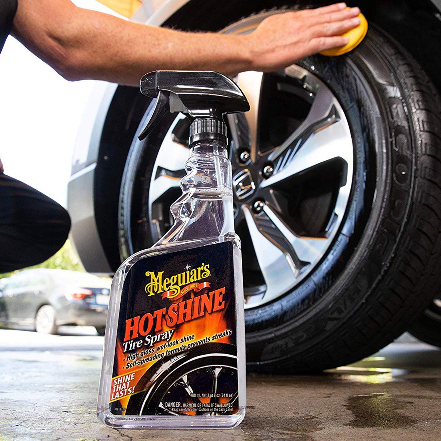 Solutie ingrijire anvelope MEGUIAR'S Hot Shine Tire Spray 710ml - imagine 3