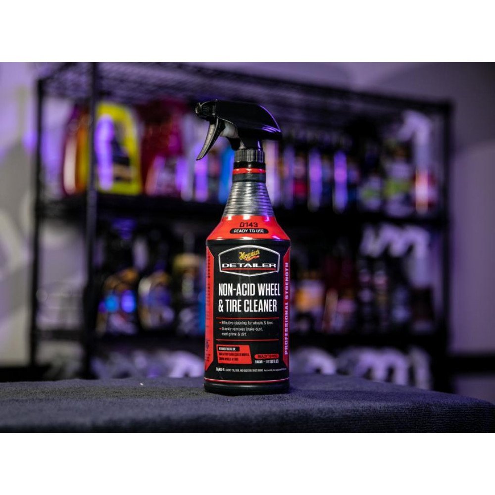 Solutie curatare anvelope & jante MEGUIAR'S Non Acid Wheel & Tire Cleaner 946ml - imagine 5