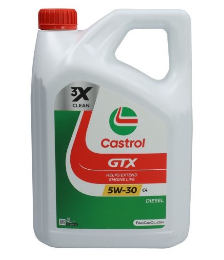 Ulei motor CASTROL GTX C4 5W30 15901C, volum 4 litri, sintetic