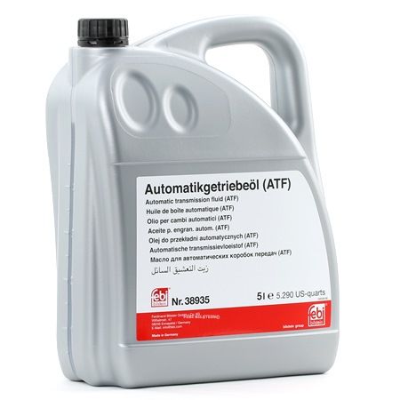 Ulei pentru cutie automata FEBI BILSTEIN 38935, ATF II, volum 5 Iitri, galben
