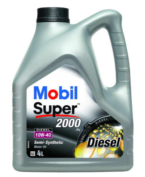 Ulei motor MOBIL Super 2000 X1 Diesel 10W40, volum 4 litri, semi sintetic