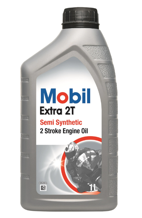 Ulei motor moto MOBIL Extra 2T 10W40, volum 1 litru, semi-sintetic