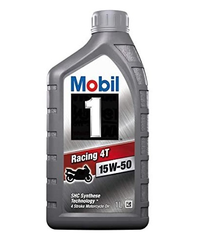 Ulei motor moto MOBIL 1 Racing 4T 15W50, volum 1 litru, sintetic