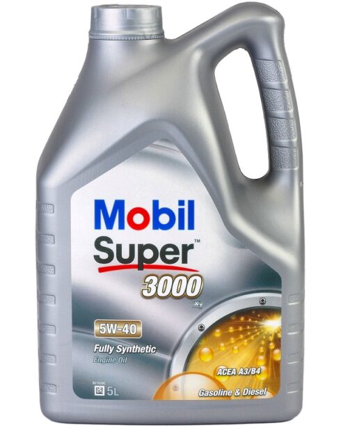 Ulei motor MOBIL Super 3000 X1 5W40, volum 5 litri, sintetic