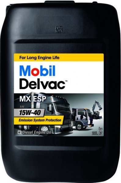 Ulei motor MOBIL Delvac MX ESP 15W40, volum 20 litri, sintetic, pentru vehicule comerciale