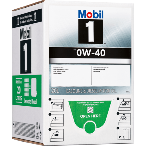 Ulei motor MOBIL 1 FS 0W40, volum 20 litri, sintetic, ambalaj cutie
