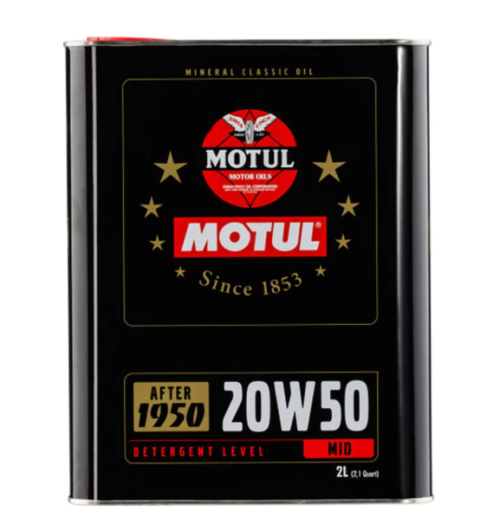 Ulei motor MOTUL CLASSIC OIL 20W50, volum 2 litri, mineral