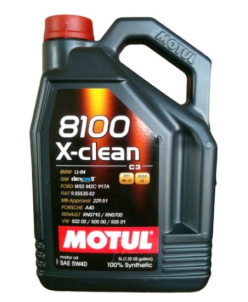 Ulei motor MOTUL 8100 X-CLEAN 5W40, volum 4 litri, full sintetic
