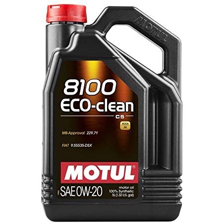 Ulei motor MOTUL 8100 ECO-CLEAN 0W20, volum 5 litri, sintetic