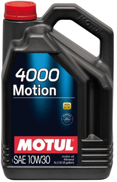 Ulei motor MOTUL 4000 MOTION 10W30 100334, volum 5 litri, sintetic