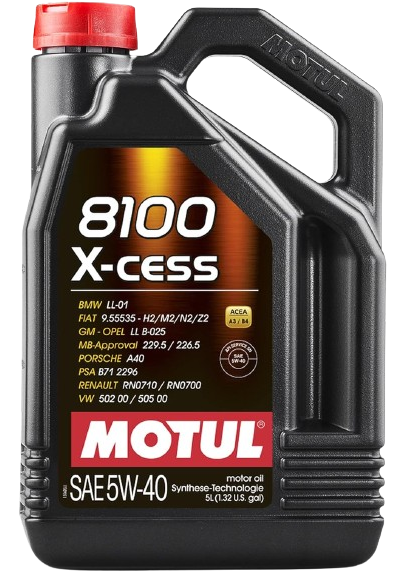 Ulei motor MOTUL 8100 X-CESS 5W40, volum 5 litri, sintetic