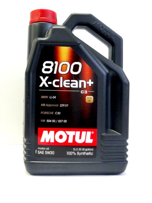 Ulei motor MOTUL 8100 X-CLEAN+ 5W30, volum 5 litri, sintetic