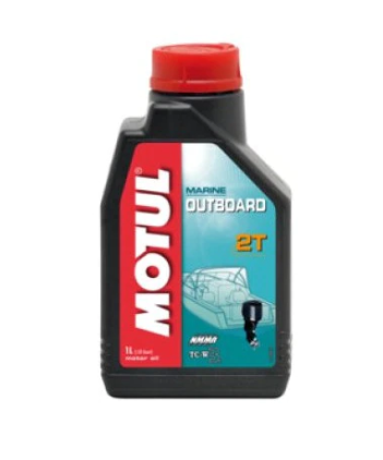 Ulei de motor pentru barci MOTUL Outboard Mineral 2T, vascozitate 10W40, volum 1 litru, sintetic