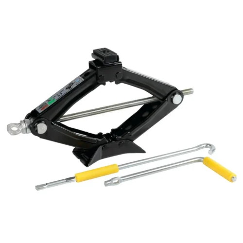 Cric foarfeca LAMPA Scissor Jack LAM71500, capacitate maxima de ridicare 1 tona, negru
