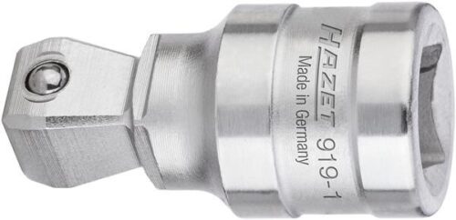 Prelungitor pentru cheie tubulara HAZET HZ919-1, lungime 46 mm, antrenor patrat 1/2 inch, otel crom vanadiu