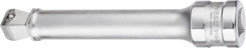 Prelungitor pentru cheie tubulara HAZET HZ919-5, lungime 123 mm, antrenor patrat 1/2 inch, otel crom vanadiu