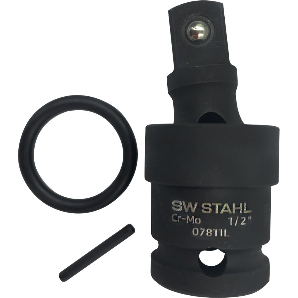 Adaptor articulat pentru cheie impact SW-Stahl SW07811L, antrenor patrat 1/2 inch, otel crom-molibden