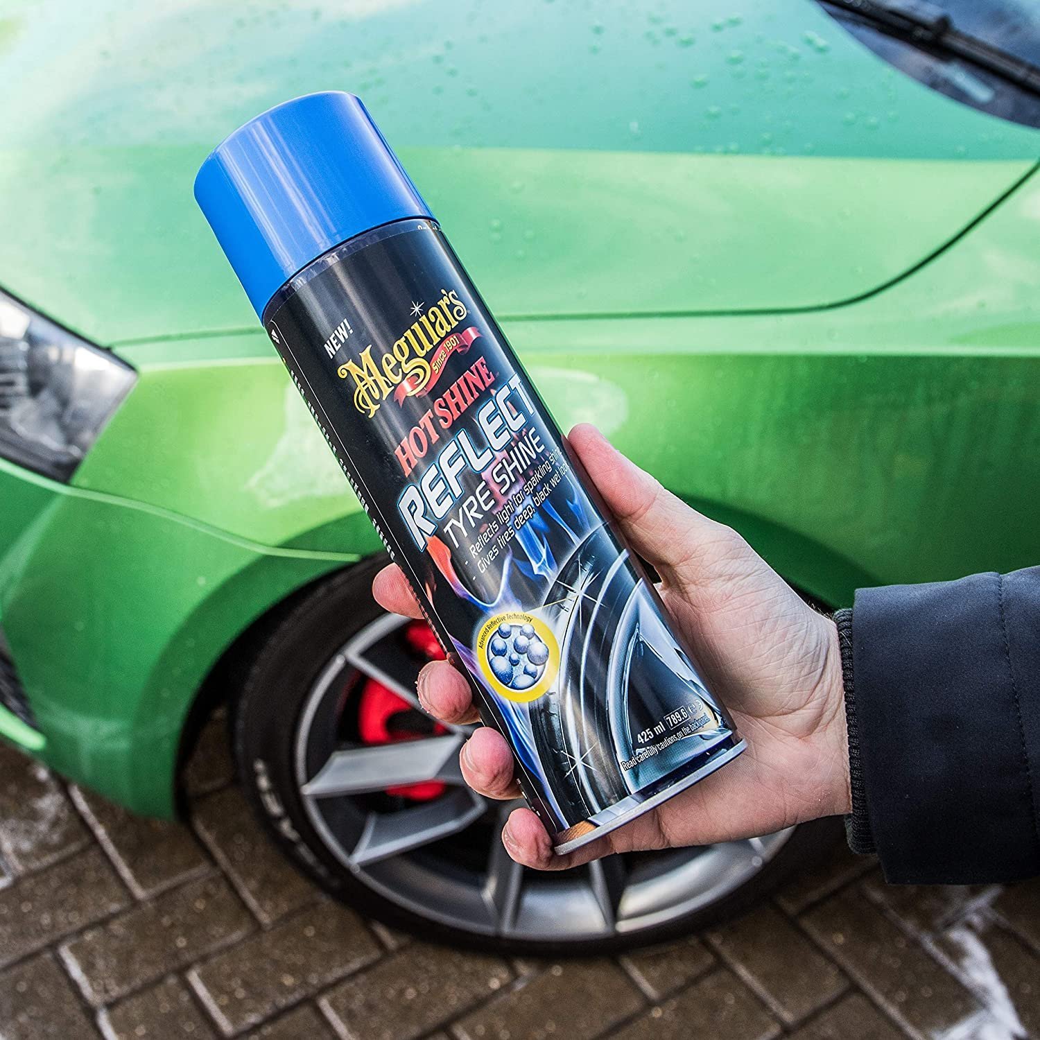 Spray Hot Shine Tyre Reflect MEGUIAR'S 425g - imagine 2