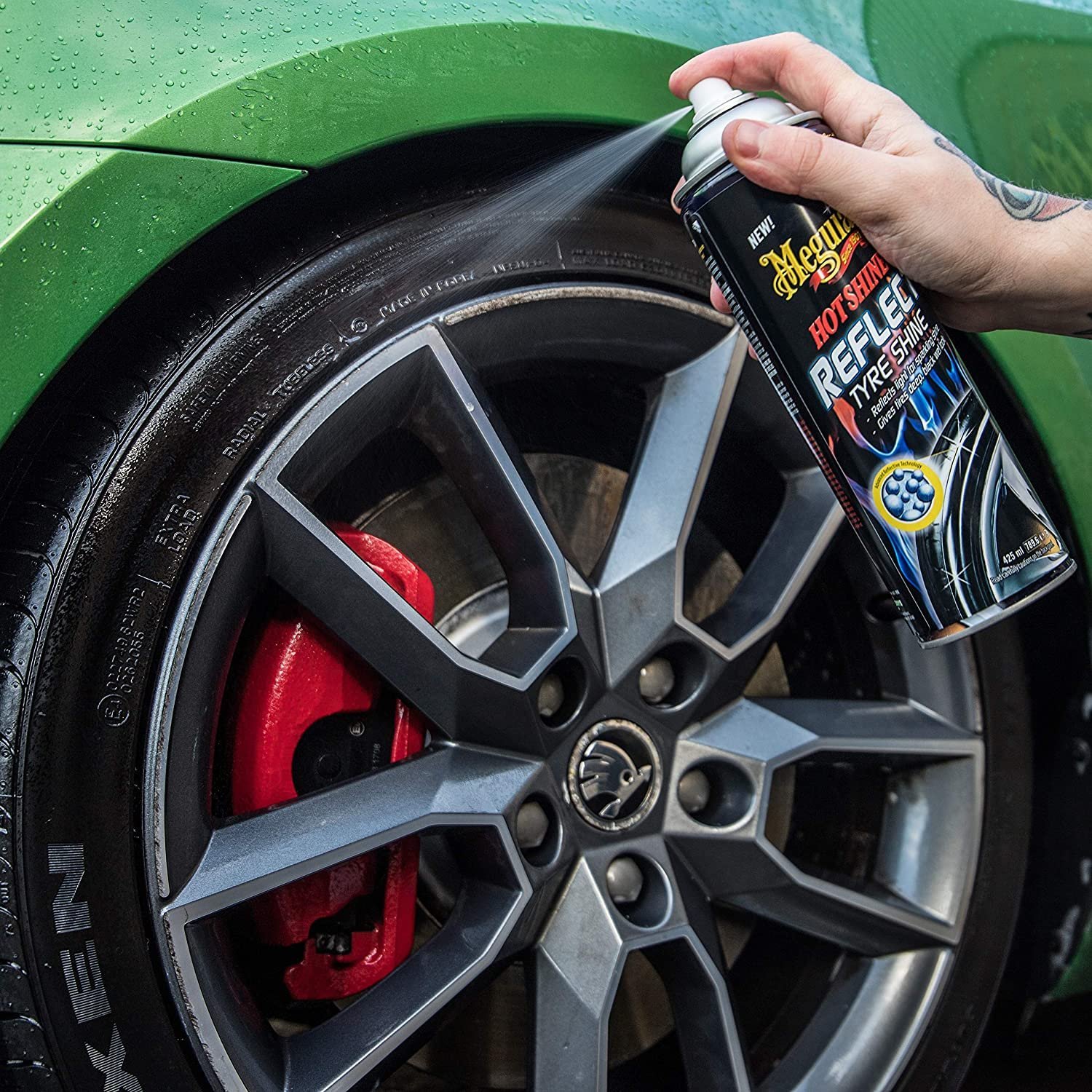 Spray Hot Shine Tyre Reflect MEGUIAR'S 425g - imagine 3