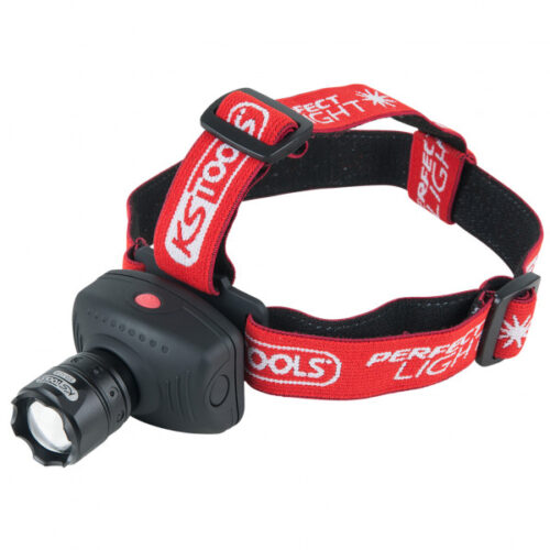 Lampa de cap KS TOOLS Perfect Light 550.1238, LED CREE 3W, pozitie reglabila, cu focalizare, flux luminos 140 lumeni, protectie IPX3