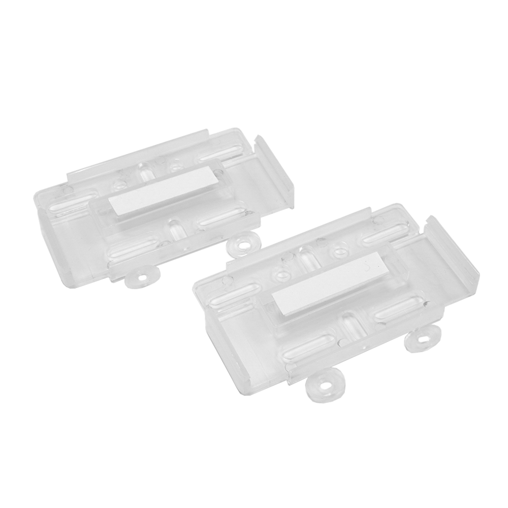 Set 4 suporti pentru numere de inmatriculare MEGA DRIVE 96781, fara rame, fara si spate, transparent
